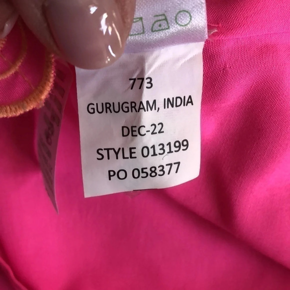 Lilly Pulitzer Lillyanne Flutter Sleeve dress Aura pink days bloom eyelet 6 New - Picture 11 of 11